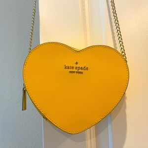 Kate Spade Yellow Heart Crossbody Bag